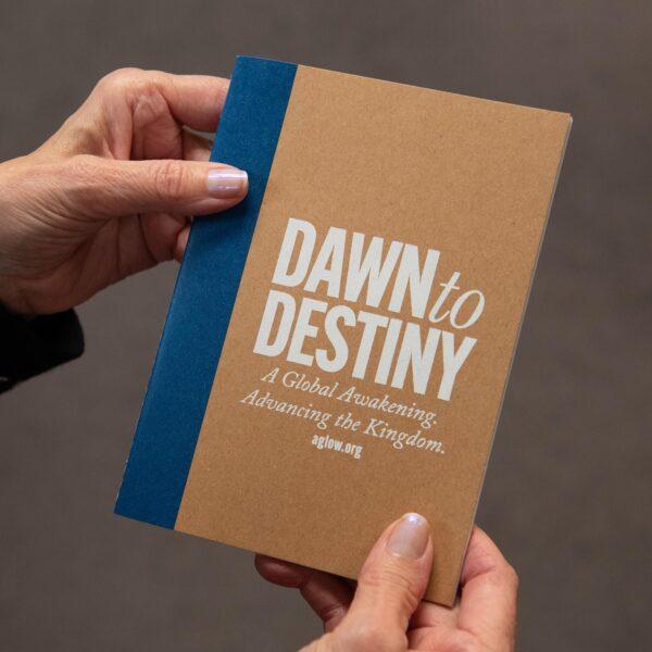 Dawn to Destiny Two-Tone Stitched Notebook - Image 2