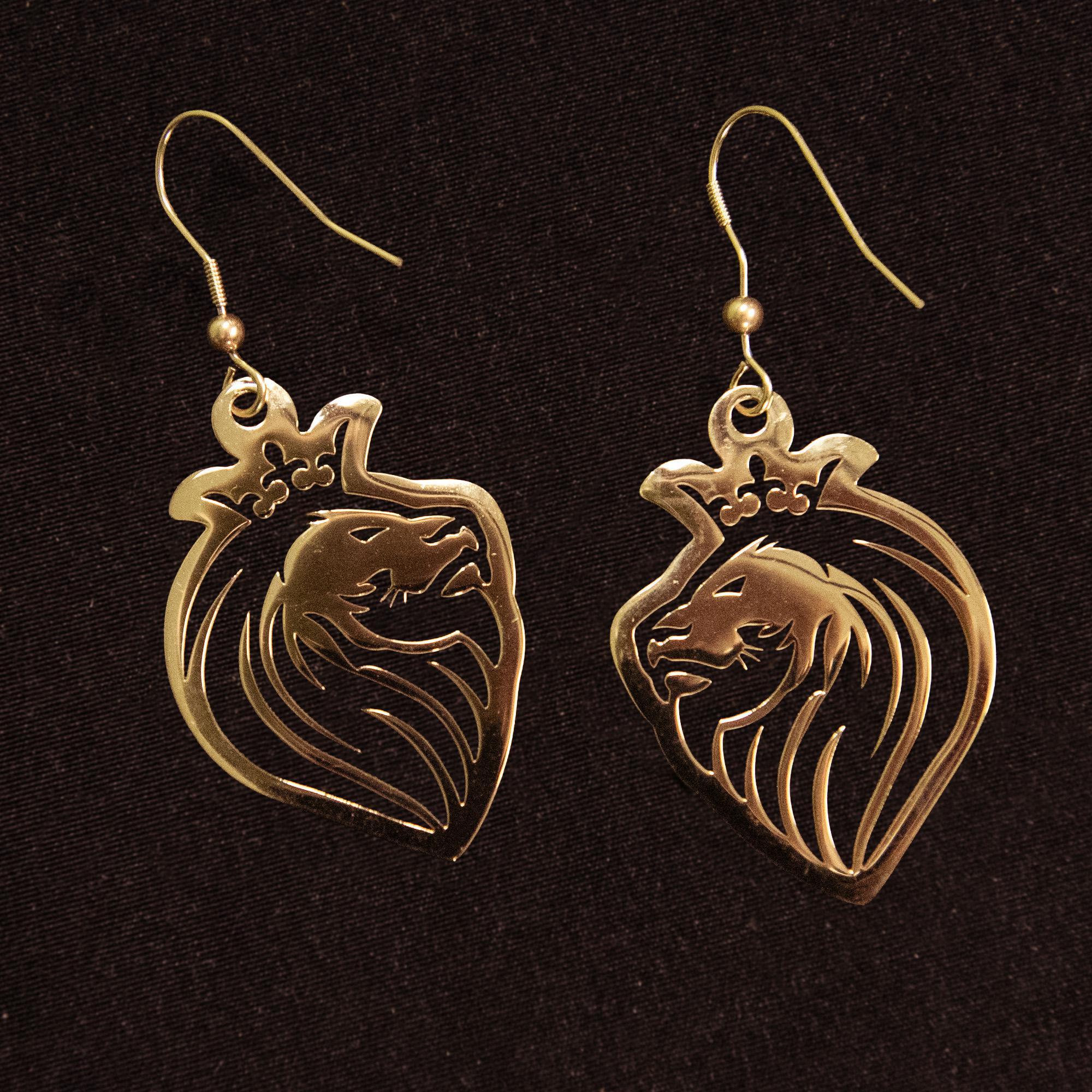 Lion of Judah Earrings