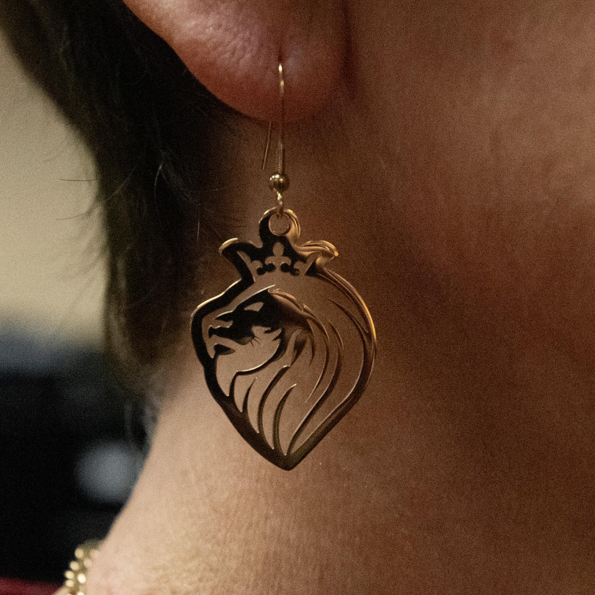 Lion of Judah Earrings