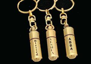 Anointing Oil Holder Key Chain