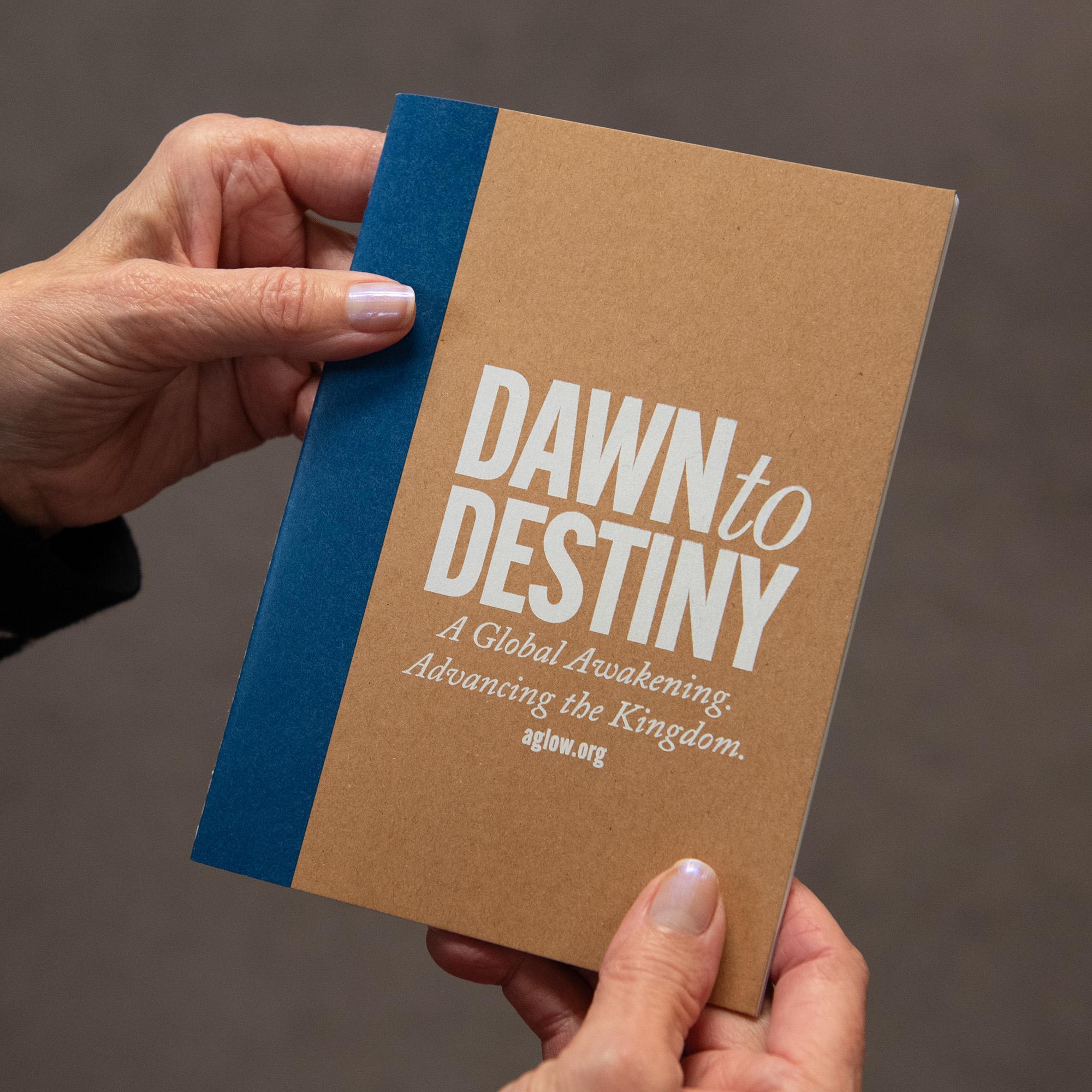 Dawn to Destiny Two-Tone Stitched Notebook - Image 2